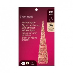 ALBERO CONO LEGNO NATURALE 80 LED h.60cm USO ESTERNO ALIMENT.CORRENTE [9901018-20.jpg]