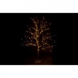 ALBERO NERO 400 LED BIANCO CALDO h.120cm CON FLASH USO ESTERNO [9901024-00.jpg]