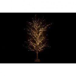 ALBERO NERO 1150 LED BIANCO CALDO h180cm CON FLASH USO ESTERNO [9901025-00.jpg]