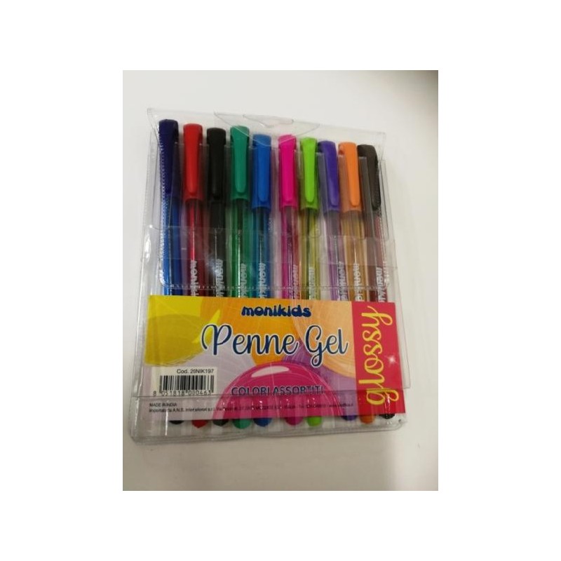 PENNE GEL 10pz COLORI ASSORTITI [1101007-00.jpg]