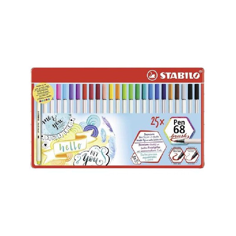 STABILO PEN68 BRUSH ast 25pz [1111425-00.jpg]