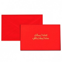 VISITA NATALE 9x14 ROSSO st.ORO-100pz [2089080-00.jpg]