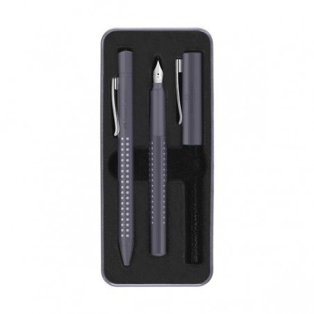 FABER CASTELL SET STIL/SFERA GRIP GRAY [1182305-00.jpg]