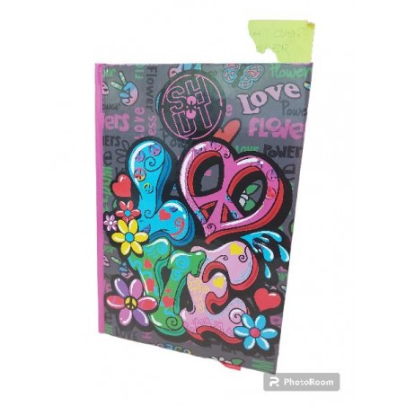 DIARIO 12m 14x20 SHOUT PEACE&LOVE [0074020-00.jpg]