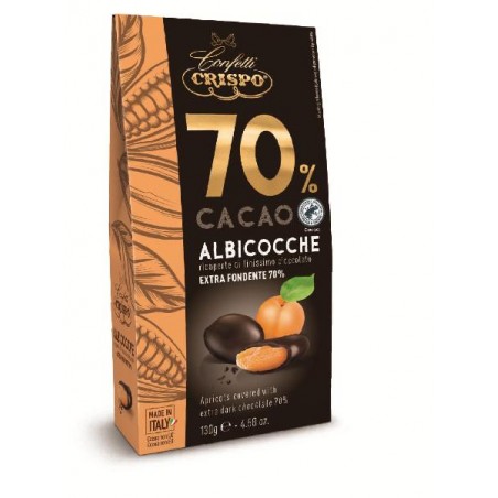 DRAGEES ALBICOCCA 130gr RICOPERTE CIOCCOLATO FONDENTE 70 [0151331-00.jpg]