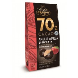 DRAGEES MELA ESSICCATA 130gr RICOPERTA CIOCCOLATO FONDENTE 70 [0151336-00.jpg]