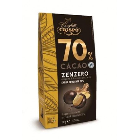 DRAGEES ZENZERO 130gr RICOPERTO DI CIOCCOLATO FONDENTE 70 [0151338-00.jpg]