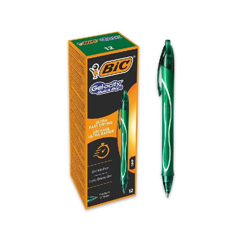 BIC GELOCITY SCATTO VERDE 12pz [1160091-00.jpg]