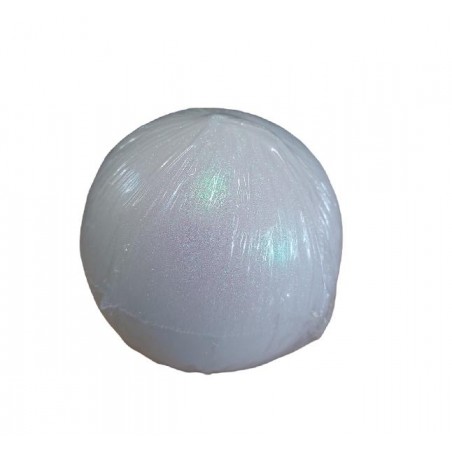 CANDELA SFERA-d90mm BIANCA GLITTER [0714561-00.jpg]