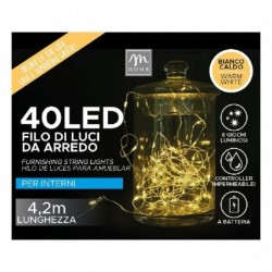 FILO 40 LUCI LED BATTERIA BIANCO CALDO [9901047-00.jpg]