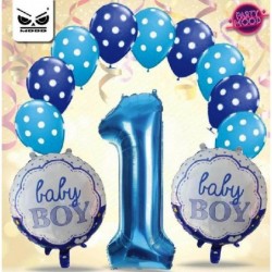 SET 13 PALLONCINI METAL 1 COMP. BOY metal 40cm-normal 30cm-numero 81cm [8400021-00.jpg]