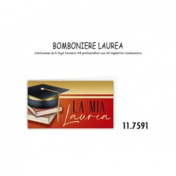 BOMBONIERE LAUREA ORO/ROSSO A/4 100pz [2231230-00.jpg]